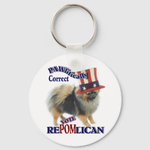 Pomeranian Gifts Key Ring