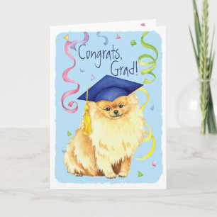 Pomeranian Graduate Card