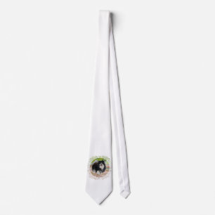 Pomeranian in Shady Promenade Tie