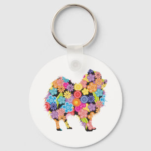 Pomeranian Key Ring