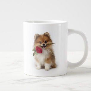 Pomeranian Love Large Coffee Mug