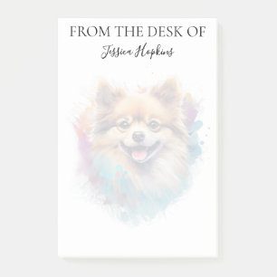 Pomeranian Lover Monogrammed Notes