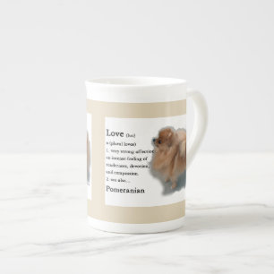 Pomeranian Lovers Gifts Bone China Mug