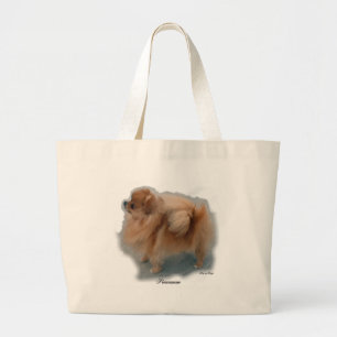 Pomeranian Lovers Gifts Large Tote Bag