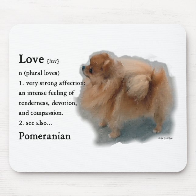 Pomeranian Lovers Gifts Mouse Mat (Front)