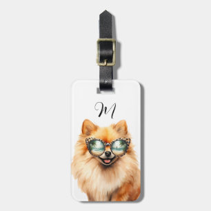 Pomeranian Luggage Tag