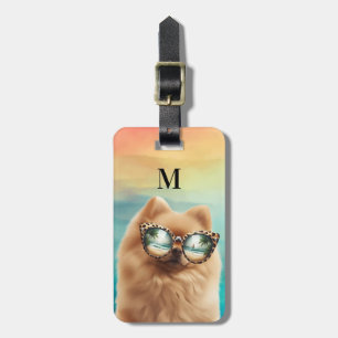 Pomeranian Luggage Tag