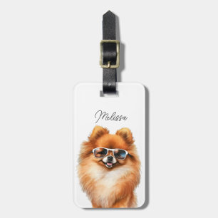 Pomeranian Luggage Tags
