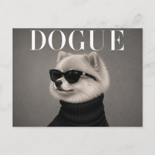 Pomeranian Luxury Haute Couture Postcard