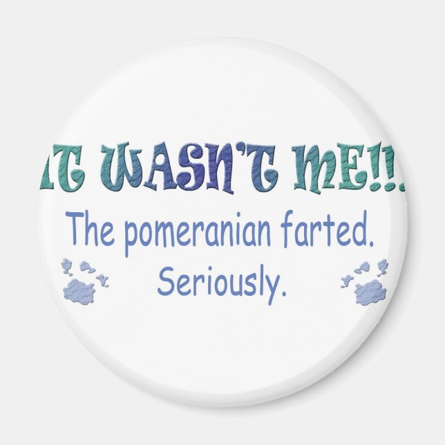 Pomeranian Magnet (Front)