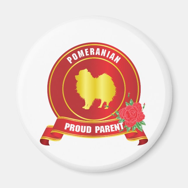 Pomeranian Magnet (Front)