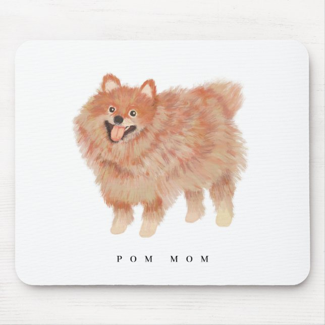 Pomeranian Mouse Mat (Front)