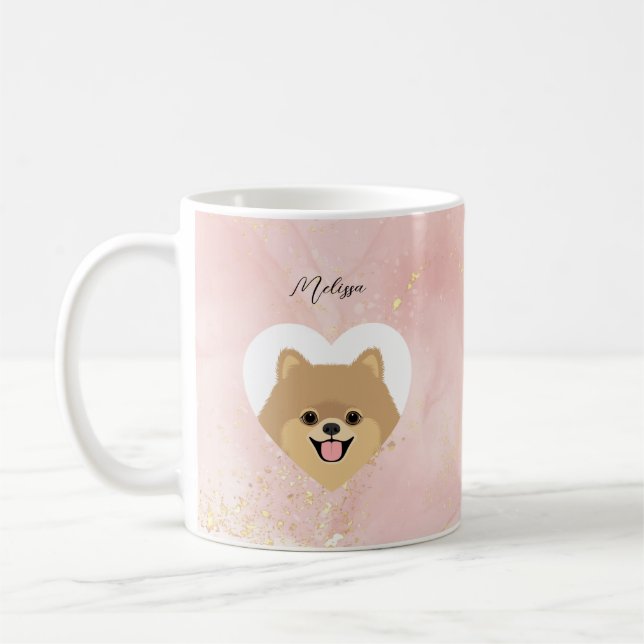Pomeranian Mugs (Left)