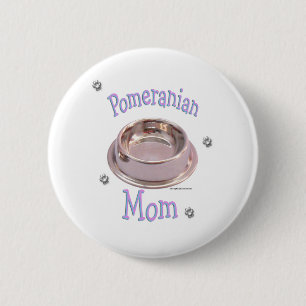 Pomeranian Mum - Button