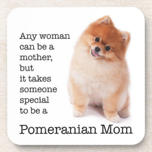 Pomeranian Mum Coaster Set