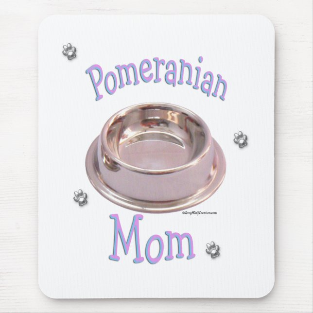 Pomeranian Mum Mouse Mat (Front)