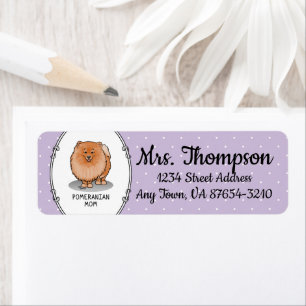 Pomeranian Mum Pom Mum (orange red) Cute Dog Mum
