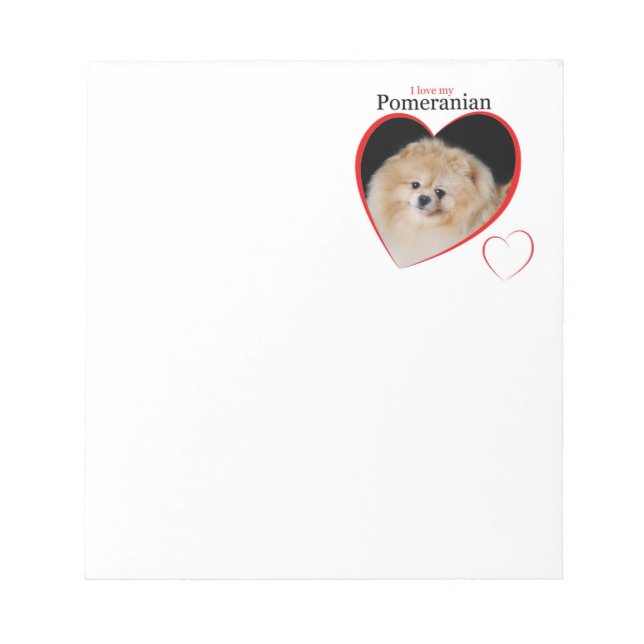 Pomeranian Notepad (Front)