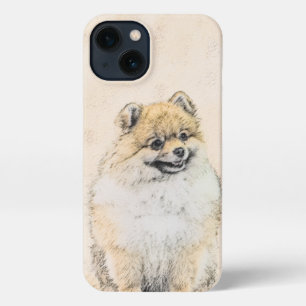 Pomeranian (Orange) Painting - Original Dog Art iPhone 13 Case