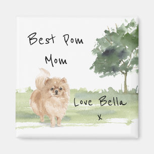 Pomeranian Personalised Magnet