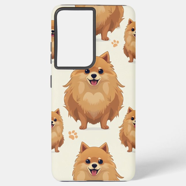 Pomeranian phone case (Back)