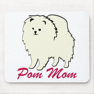 Pomeranian Pom Mum Mouse Mat