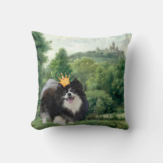 Pomeranian Prince Pillow (Front)