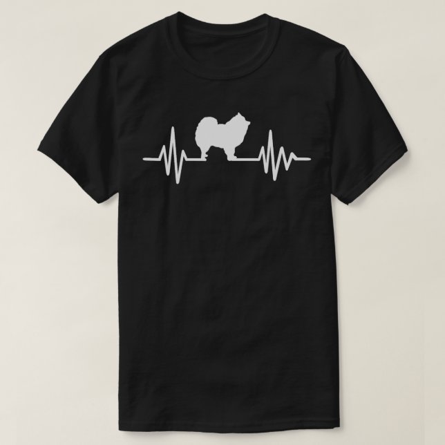 Pomeranian pulse2418  T-Shirt (Design Front)