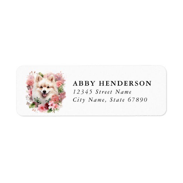 Pomeranian Return Address Label (Front)