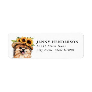 Pomeranian Return Address Label
