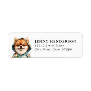 Pomeranian Return Address Label