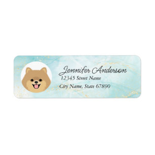 Pomeranian Return Address Labels