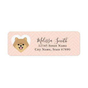 Pomeranian Return Address Labels
