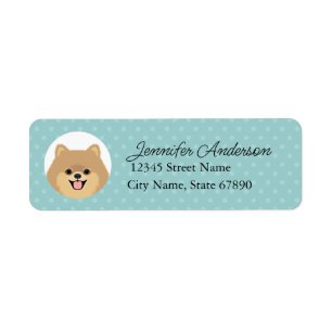 Pomeranian Return Address Labels