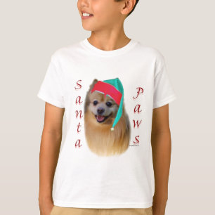 Pomeranian Santa Paws T-Shirt