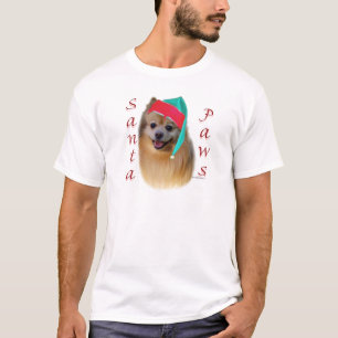 Pomeranian Santa Paws T-Shirt