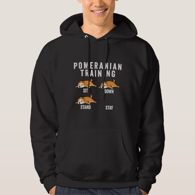 Pomeranian Training Hoodie (Front)