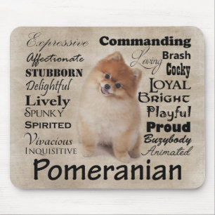 Pomeranian Traits Mousepad