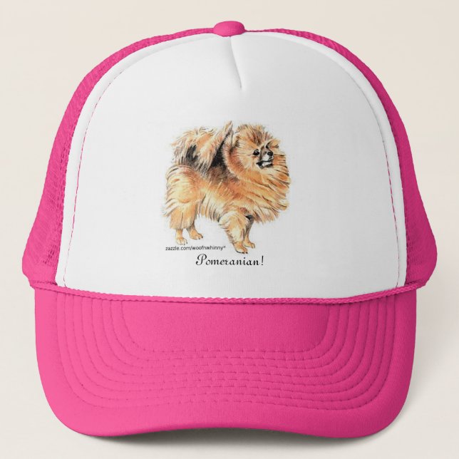 Pomeranian! Trucker Hat (Front)