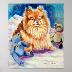 Pomeranian Wall Print
