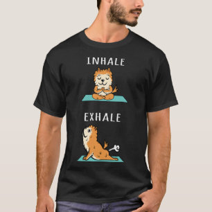 Pomeranian Yoga Inhale Exhale T-Shirt