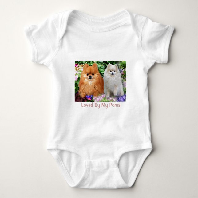 Pomeranians Infant Creeper (Front)