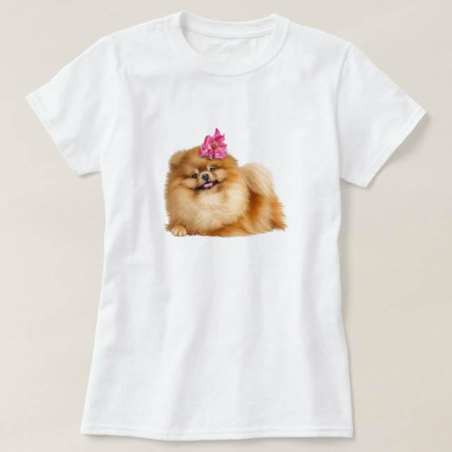 Pomerian Beautiful T-Shirt (Design Front)