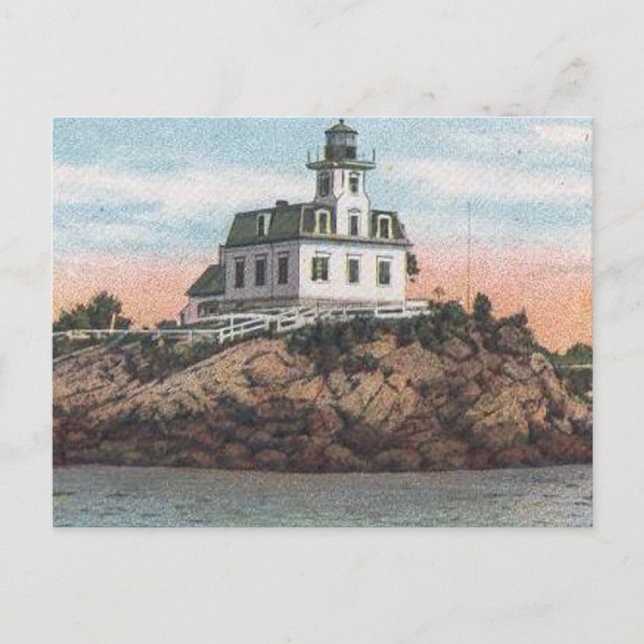 Pomham Rocks Lighthouse Postcard (Front)