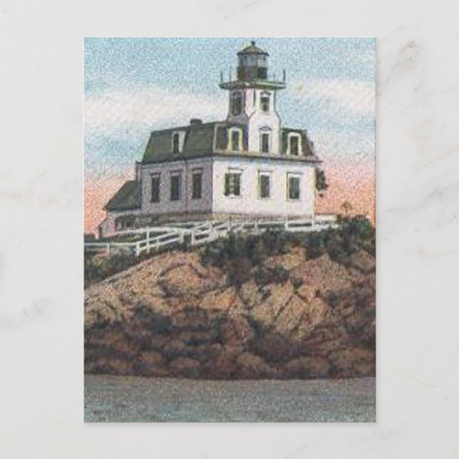 Pomham Rocks Lighthouse Postcard (Front)