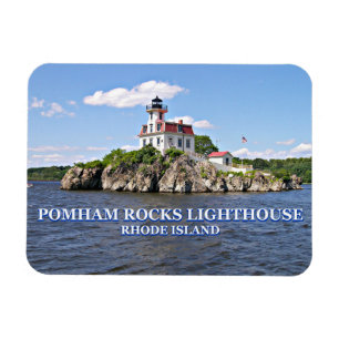 Pomham Rocks Lighthouse, Rhode Island Magnet