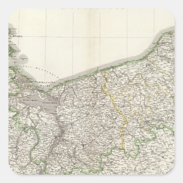 Pommern Square Sticker (Front)