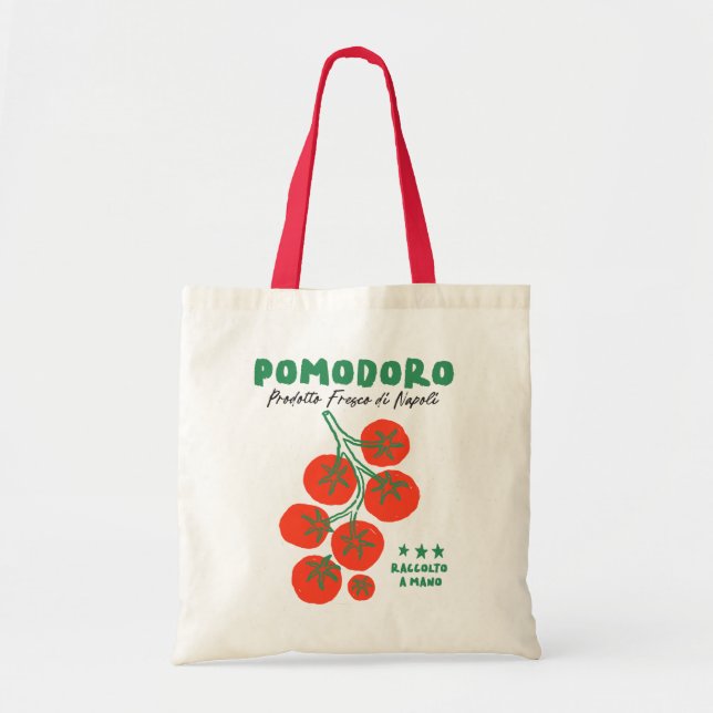 Pomodoro Tomatoes on the Vine Tote Bag (Front)