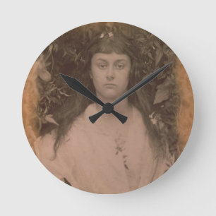 Pomona, 1872 (b/w photo) round clock