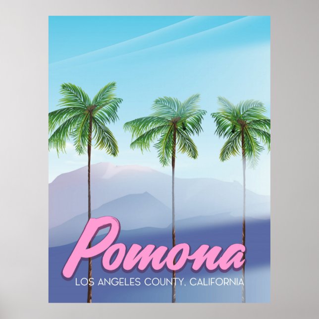 Pomona, California USA travel poster (Front)